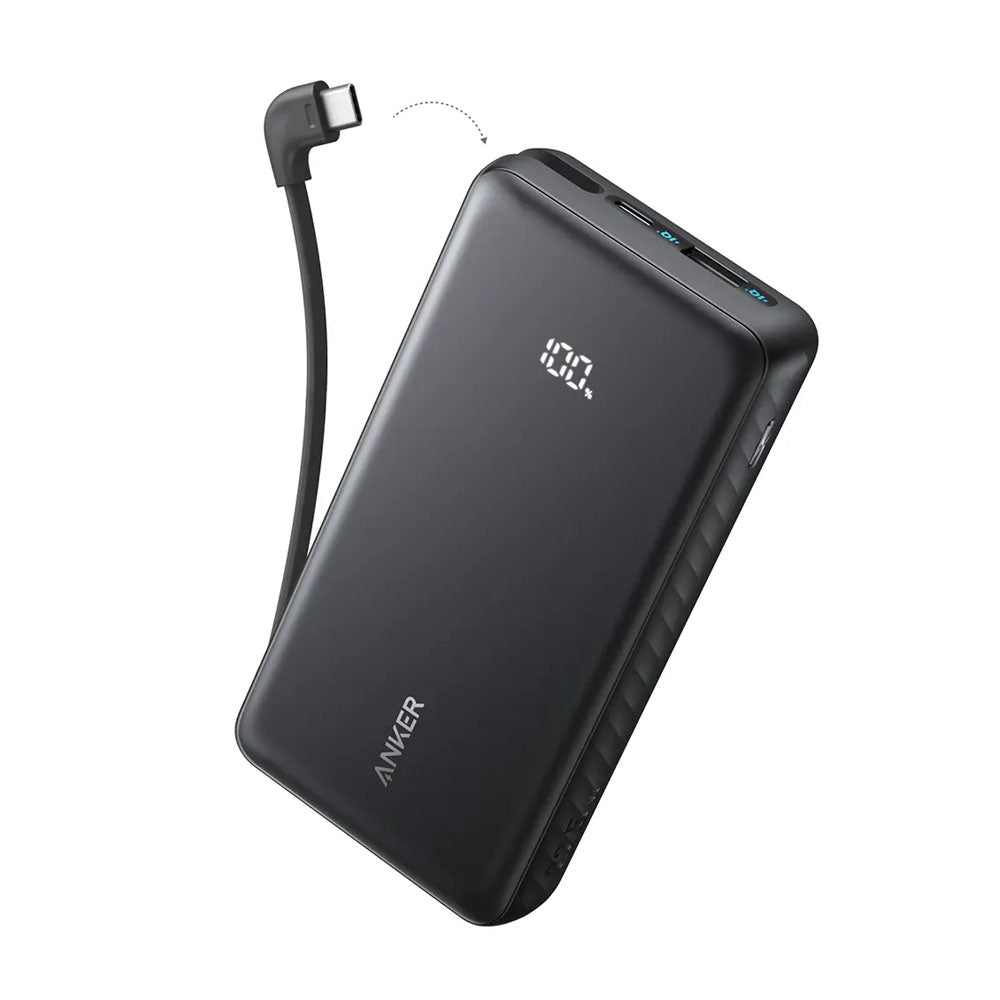 Anker Zolo 20000mAh 22.5W Power Bank with Built-in USB-C Cable (A110E)