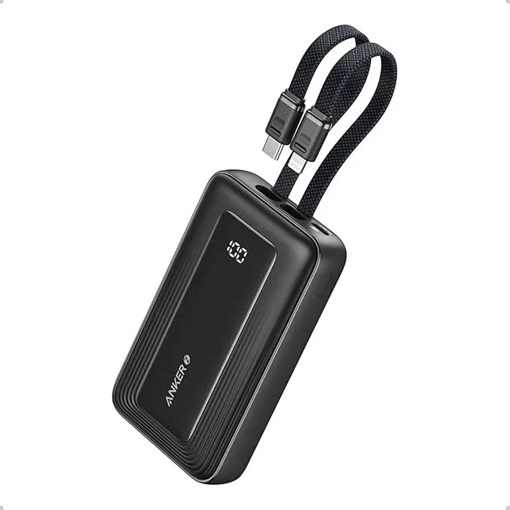 Anker Zolo 10000mAh 35W Power Bank with Built-in Dual USB-C Cables