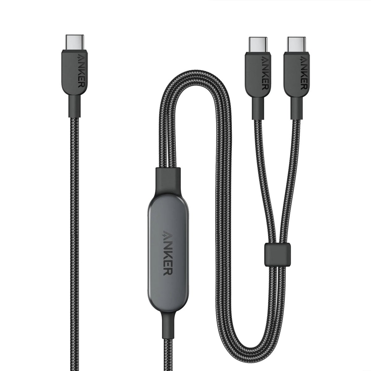 Anker 2-in-1 USB-C to USB-C Braided Cable 140W (A8895)