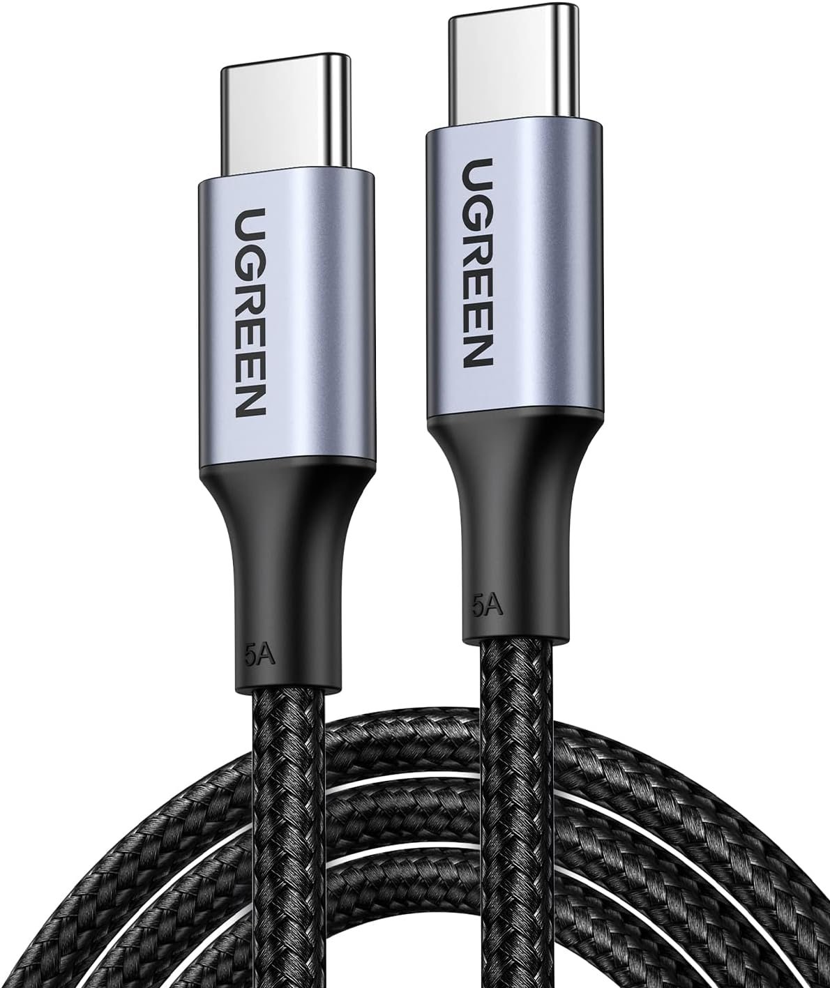 UGREEN Type-C to Type-C Cable 100W Aluminum Braided (70427)