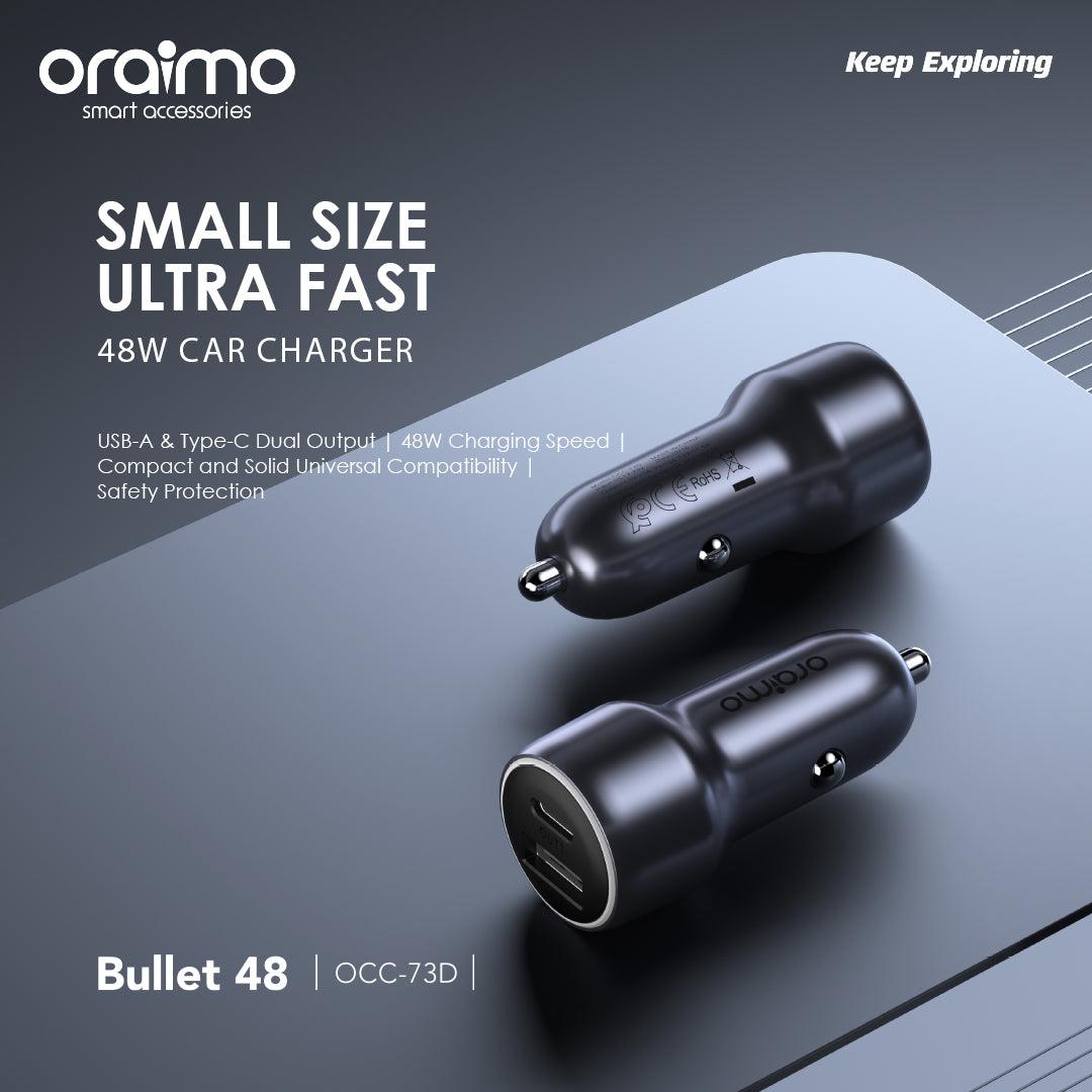 Oraimo Bullet 48 48W Car Charger (OCC-73D)